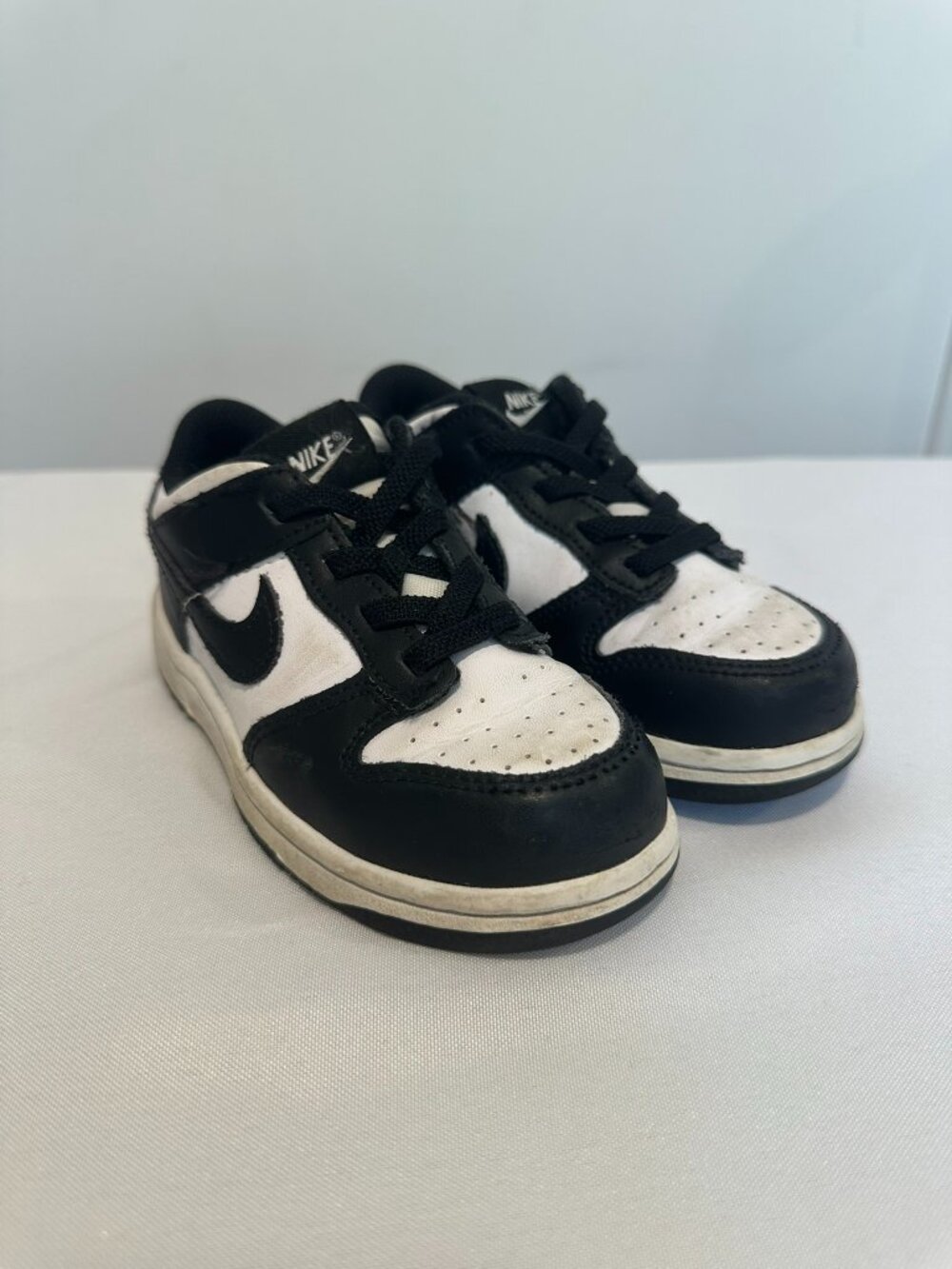 Nike Panda Dunk Low Kids Size 9C Black White Athletic Sneaker